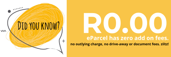 ePArcel 0 fees